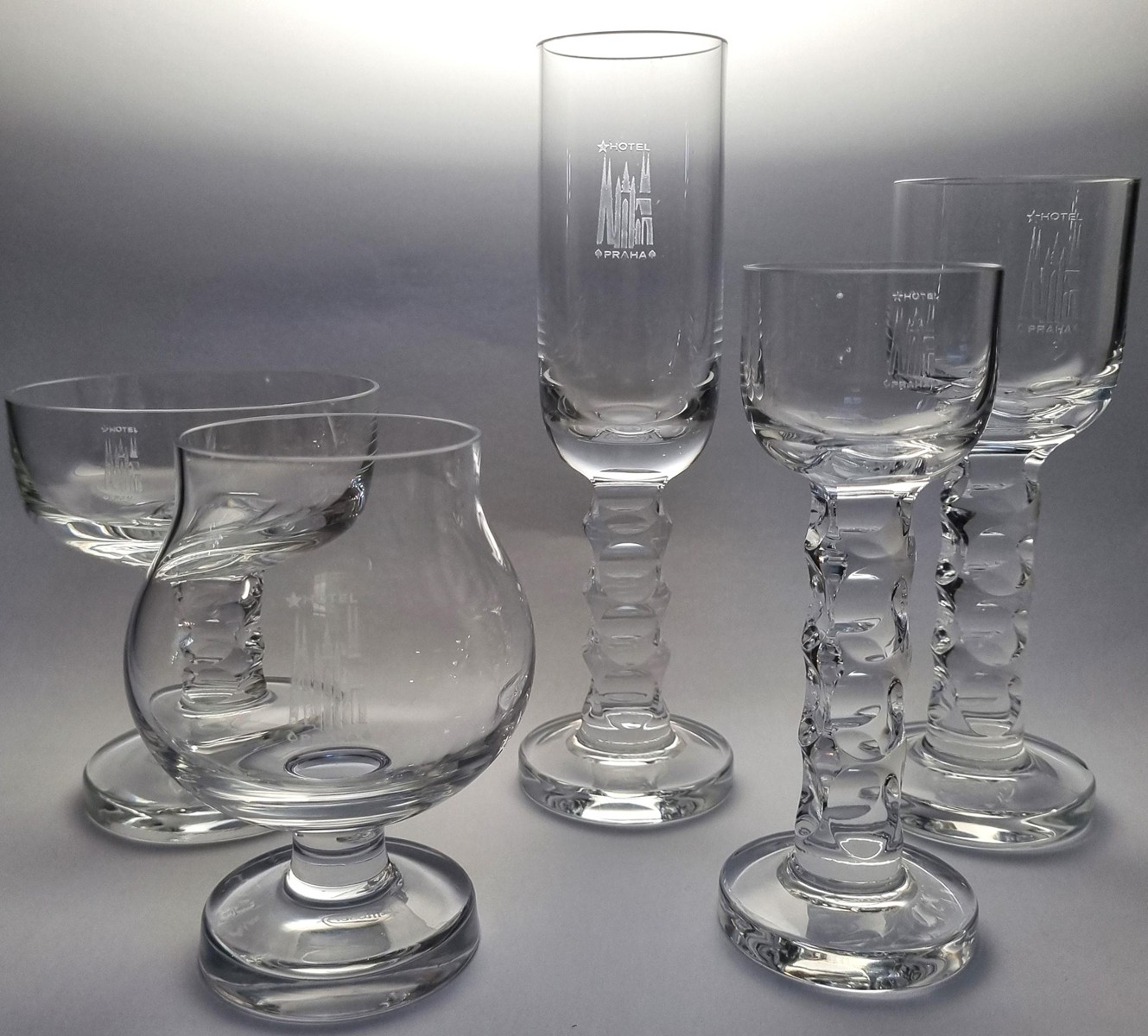 Moser - Sada sklenic Moser - Montreal, design Matura Adolf