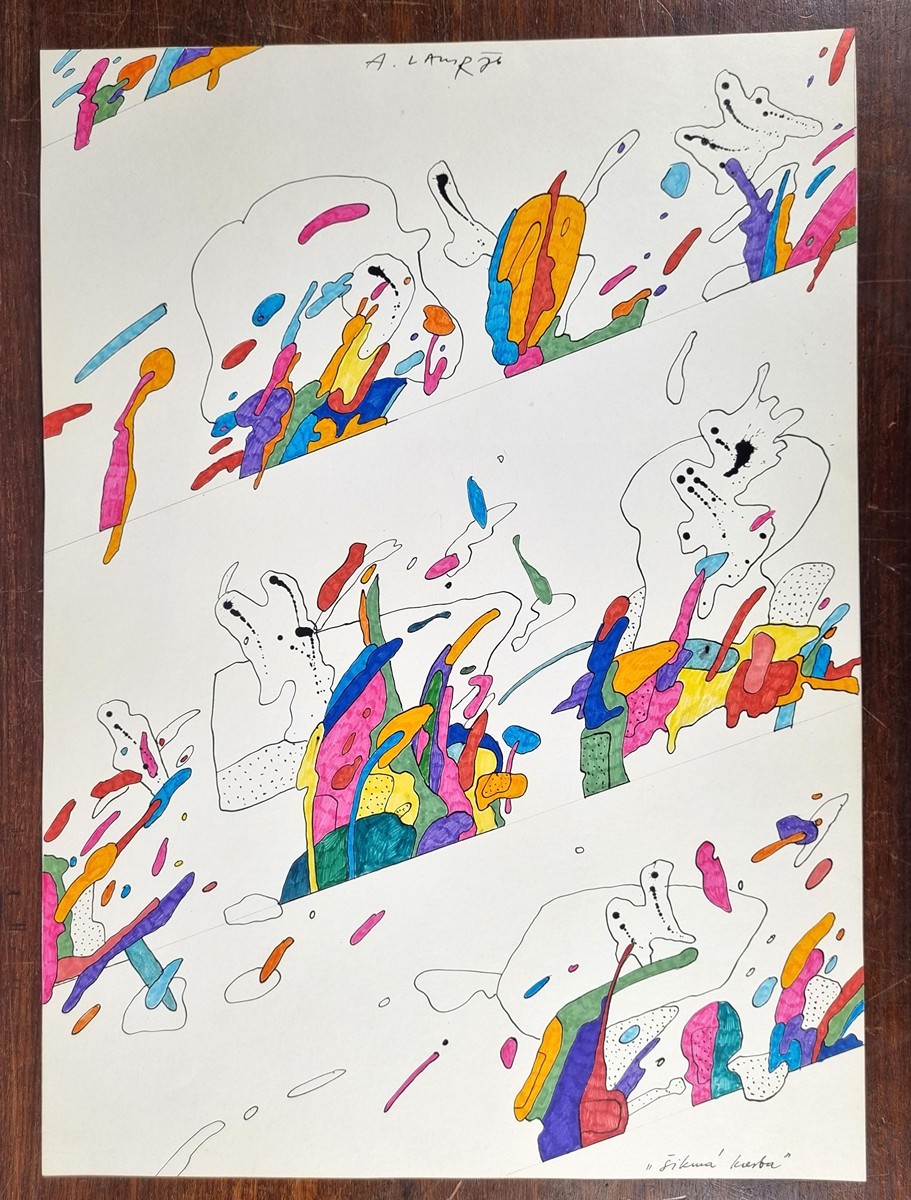 Lamr Aleš - Šikmá kresba