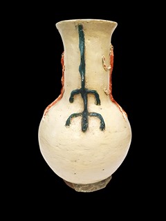Keramika - váza s ještěrkami
