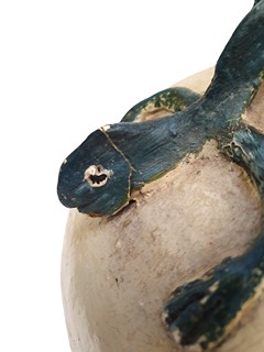 Keramika - váza s ještěrkami