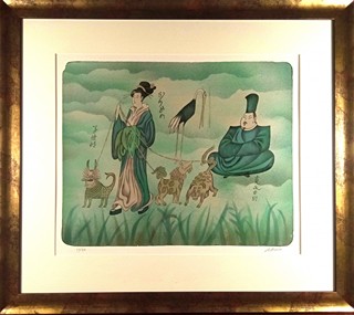 Born Adolf - Gejša na procházce se psy