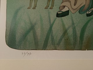 Born Adolf - Gejša na procházce se psy