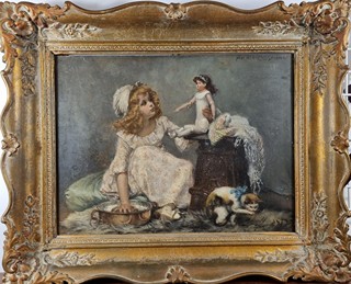 Mechle Grossmann Hedwig - Holčička s panenkou