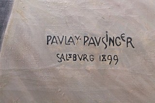 Pausinger Pavla - Můž s dýmkou, 140 x 82 cm