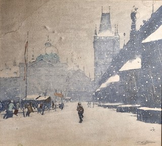 Tavík František Šimon - Kluziště pod Karlovým mostem