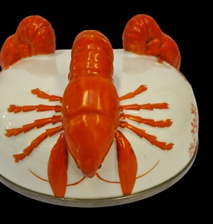 Porcelánová mísa s raky