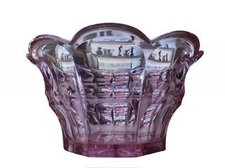 Moser - Mísa - Alexandritové sklo