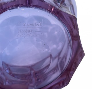 Moser - Mísa - Alexandritové sklo