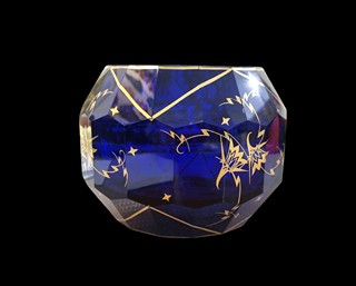 Art decová - kobaltová váza