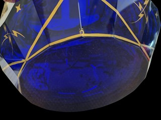 Art decová - kobaltová váza