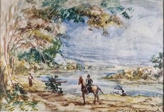 Nowak Willi - Jezdec u jezera