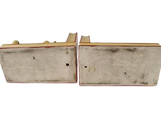 Art-deco zarážky na knihy s ptáčky