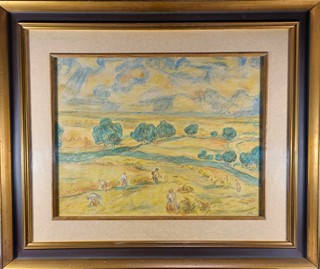 Dvorský Bohumír - Letní krajina ve žních