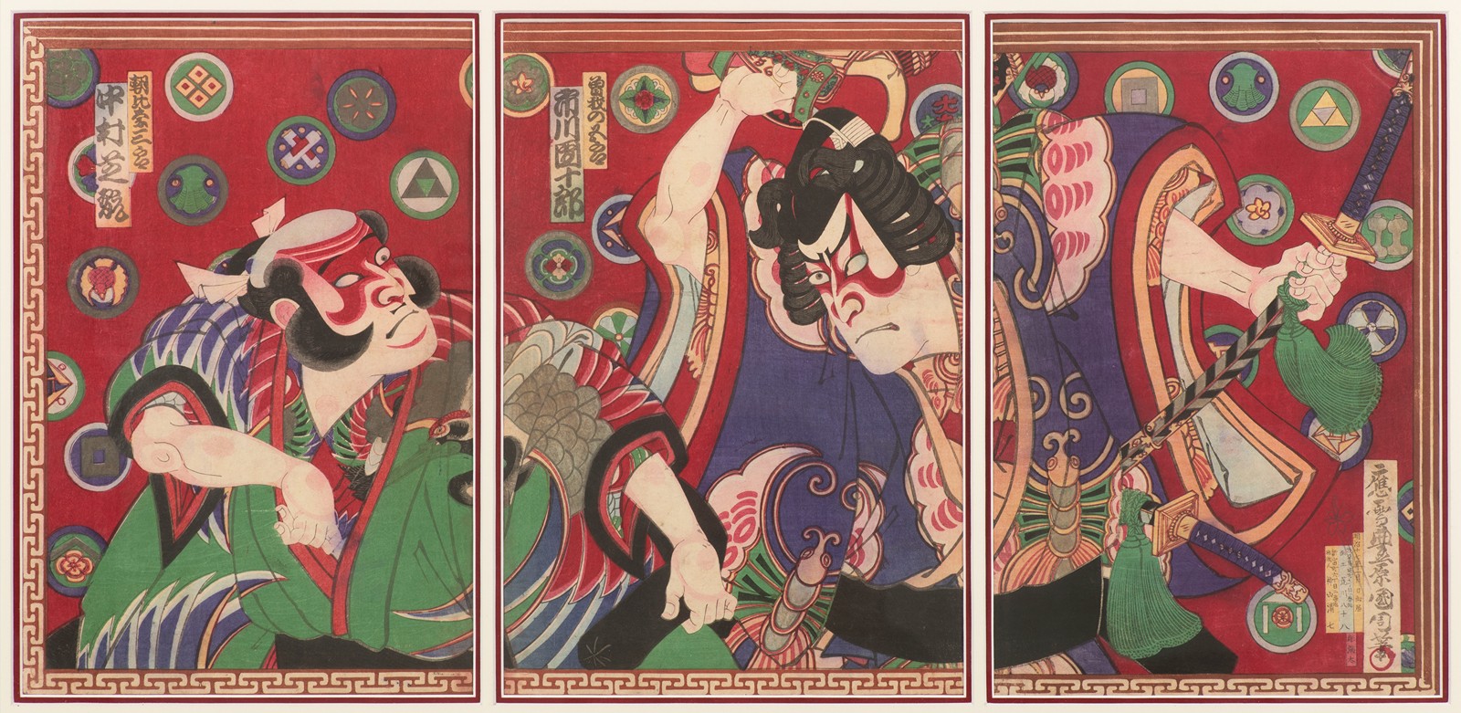 Armor Pulling Scene from the Soga Brothers