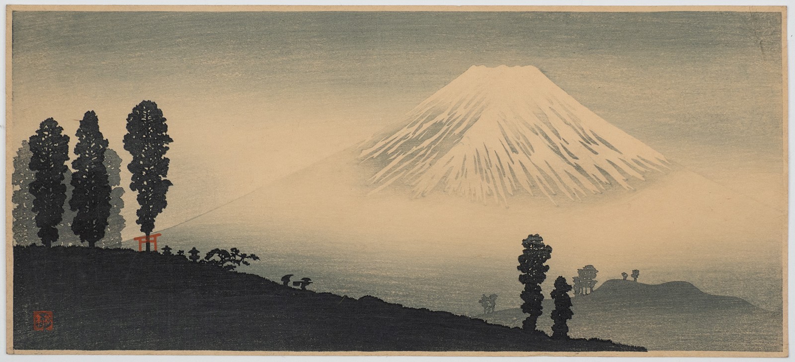 Mount Fuji in Morning Mist