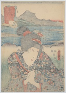 Kanaya: Actor Bandō Shūka I as Asagao
