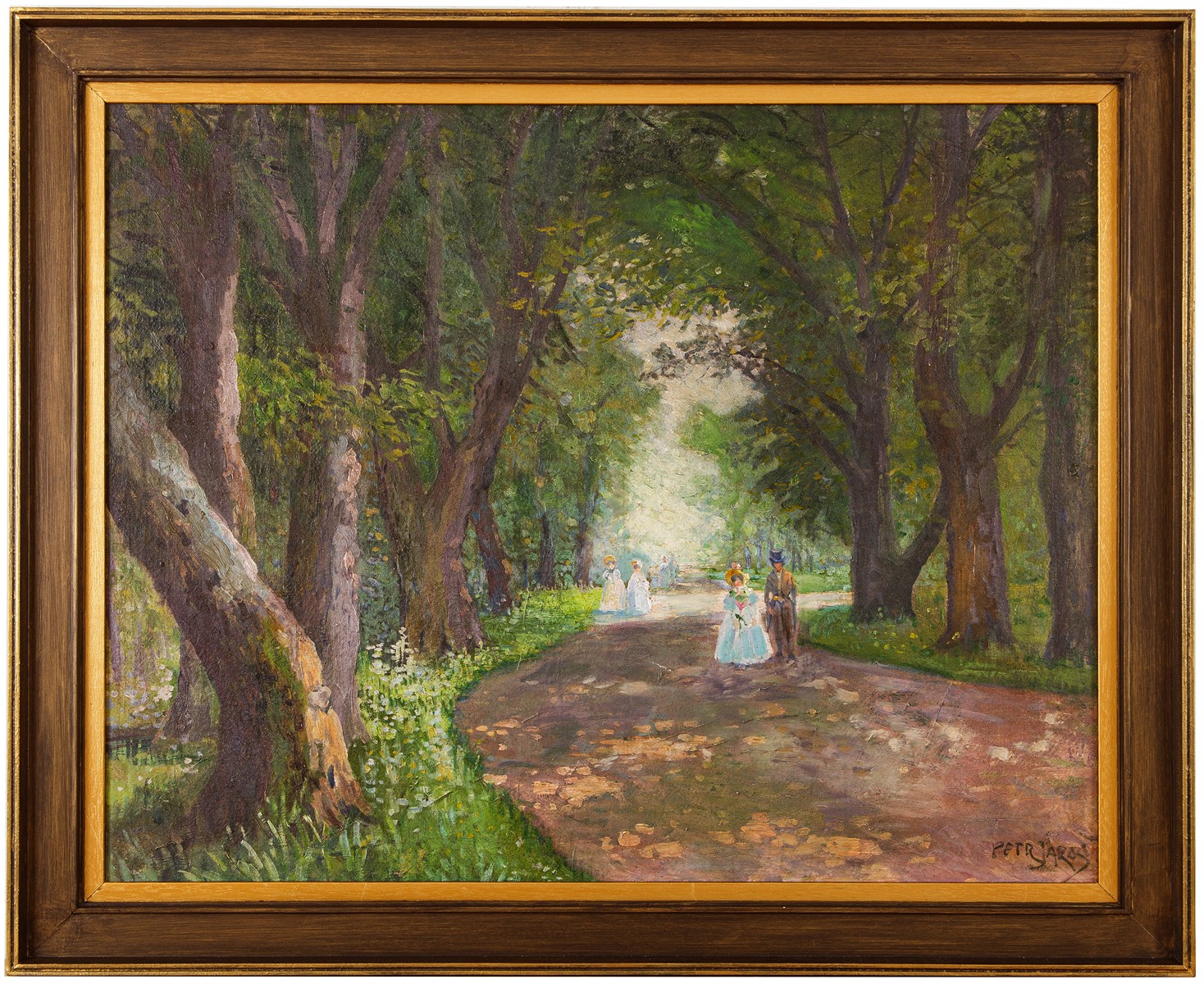 Jaroš Petr (1859 - 1929) - V parku