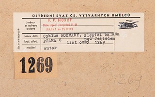 Mokrý František Viktor (1892 - 1975) - Slepičí balada pod Ještědem (z Cyklu Rozmary)