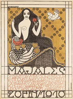 Bohumil Waigant (1885 - 1930) - Plakát na Majáles 1910