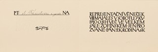 Bohumil Waigant (1885 - 1930) - Plakát na Majáles 1910