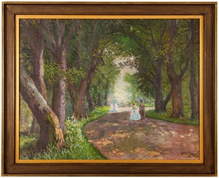 Jaroš Petr (1859 - 1929) - V parku