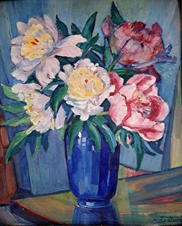 Milada Špálová (1884 - 1963) - Kytice pivoněk
