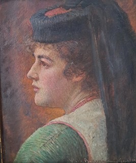 Vlaho Bukovac (1855 - 1922) - Dívka - soupis díla