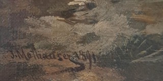 Josef Mathauser (1846 - 1917) - Černohorka
