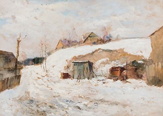 Karel Jan Sigmund (1897 - 1959) - Ves v zimě