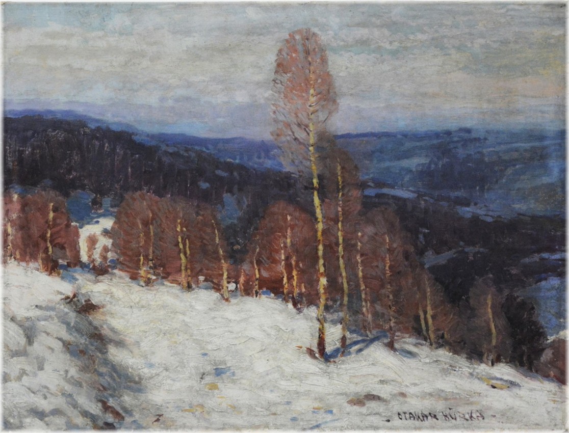 Hůrka Otakar, (1889 - 1966), Zimní krajina