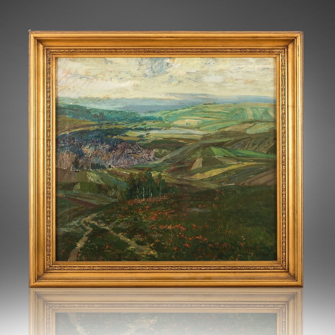 Josef Ullmann (1870 - 1922) - Výhled do kraje (kolem roku 1905)