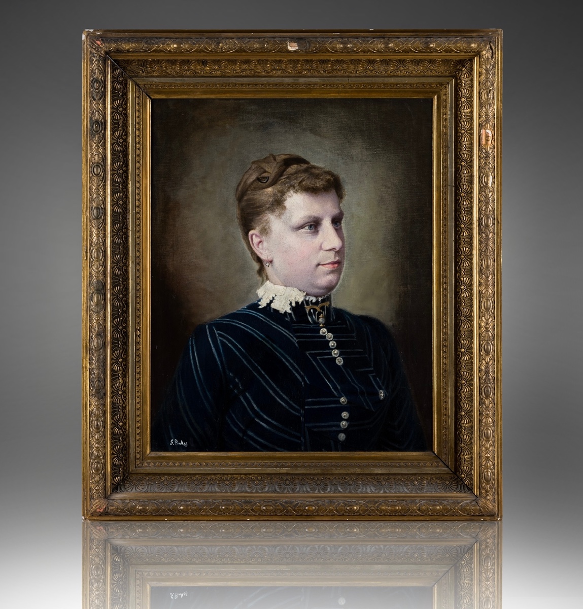 Soběslav Hippolyt Pinkas (1827 - 1901) - Portrét dámy