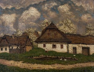 Jan Honsa (1876 - 1937) - Léto u chalupy