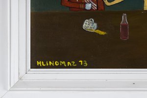 Josef Hlinomaz (1914 - 1978) - Společnost u baru (V baru)