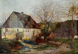 Augustin Satra (1877 - 1909) - Na venkově