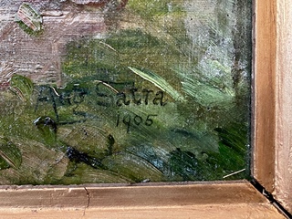 Augustin Satra (1877 - 1909) - Na venkově