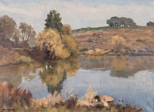 Jaromír Kunc (1900 - 1971) - U Vltavy