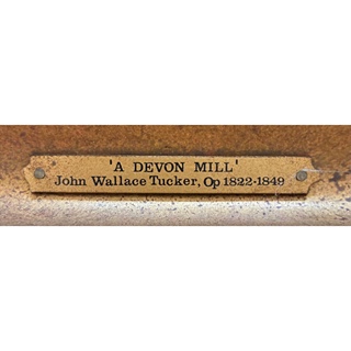 John Wallace Tucker (1808 - 1869) - Mlýn z hrabství Devon