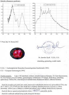 Investiční drahokam: Přírodní Taaffeit 3,04 ct (Srí Lanka)