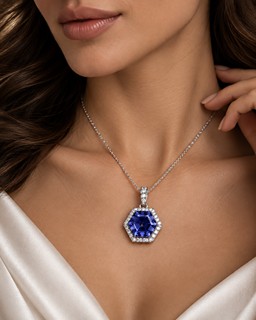 Tanzanit 14.46 ct