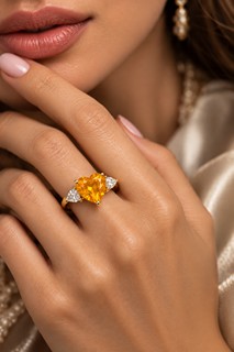 Žlutý safír 4.05 ct (Golden Yellow)