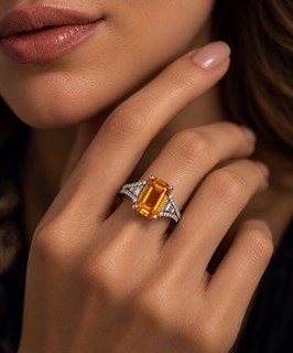 Žlutý safír 5.00 ct (Golden Yellow)