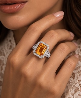 Žlutý safír 5.00 ct (Golden Yellow)