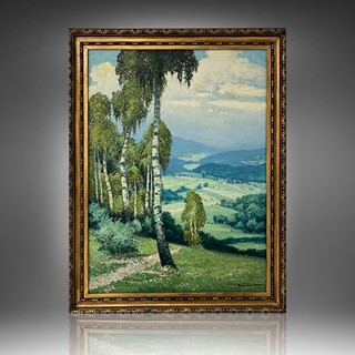 Gustav Porš (1888 - 1955) - Břízy u cesty