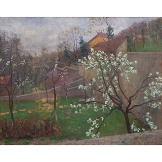 Josef Multrus (1898 - 1957) - Jaro na Petříně
