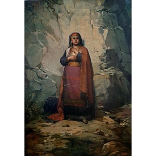 Josef Mathauser (1846 - 1917) - Černohorka