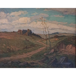 Gustav Macoun (1889 - 1934) - Cesta v polích