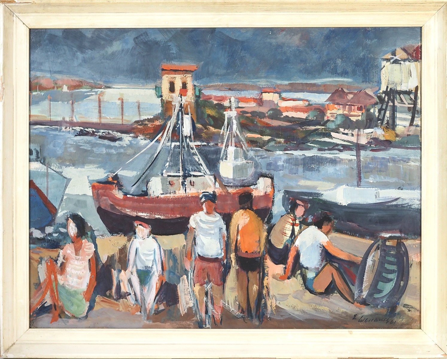Emil Weirauch (1909 - 1976) - Rybářský přístav