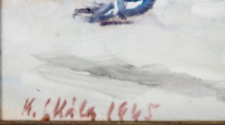 Karel Skála (1908 – 2001) - Zima na vesnici