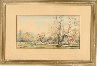 Robert Hliněnský (1908 - 1979) - Pohled na vesnici